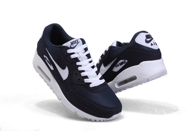 New Men'S Nike Air Max Black/White